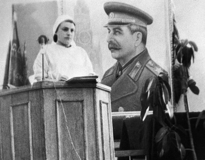 Врач Галина Чеснокова, принимавшая участие в неудачной попытке реанимации Иосифа Сталина.