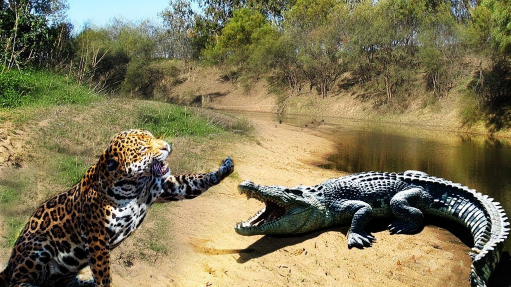 Тигр лев крокодил. Ягуар против каймана. Бразилия Ягуар против крокодила. Ягуар охота на каймана. Ягуар нападает.