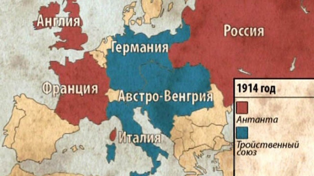 В союз антанта входили. Союзы в первой мировой войне Антанта и тройственный Союз. Карта Европы в 1914 году Антанта и тройственный Союз.
