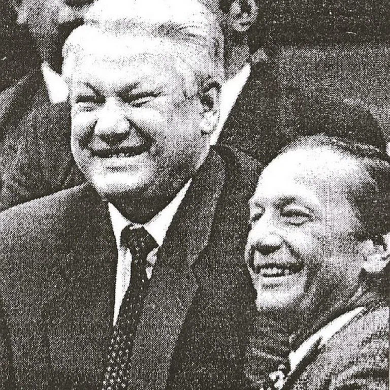 Ельцин и Задорнов - большие друзья