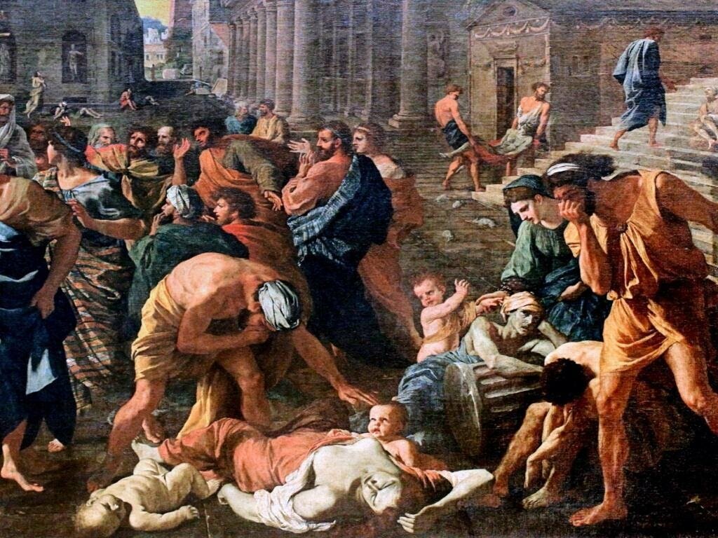 Эпидемия чумы на картине Никола Пуссена, 1630 г.