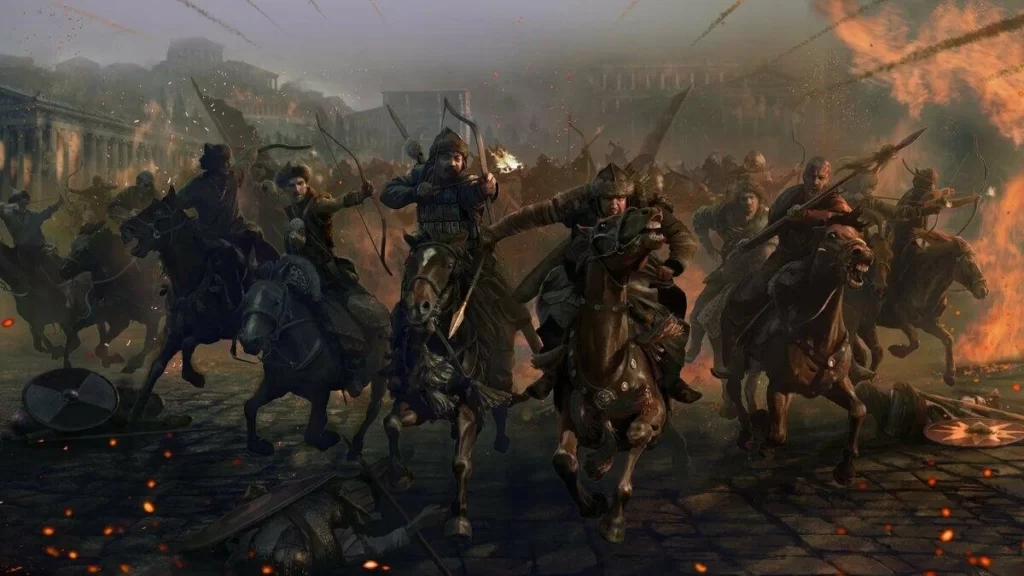 Войско гуннов. Арт из игры «Total War: Attila».