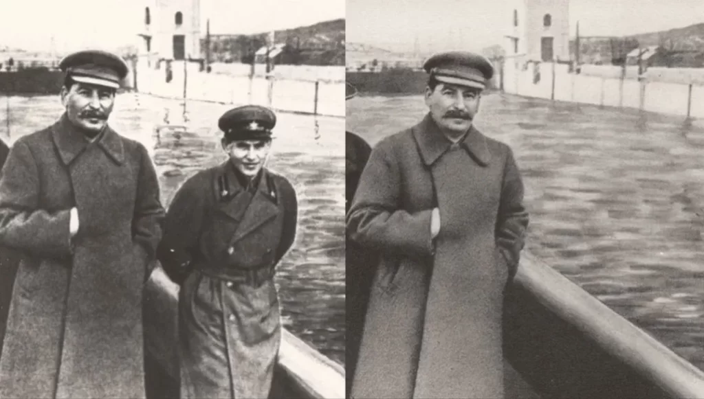Сталин отказался от Ежова даже на фотографиях