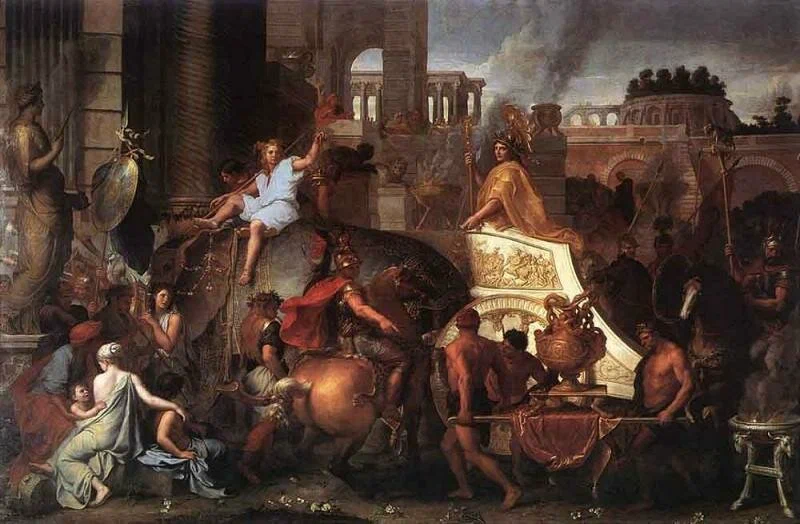 «Вступление Александра Македонского в Вавилон», Шарль Лебрён, 1664 г.