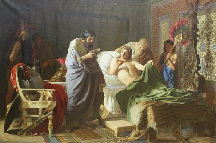 «Доверие Александра Македонского к врачу Филиппу». Г. Семирадский, 1870 г.