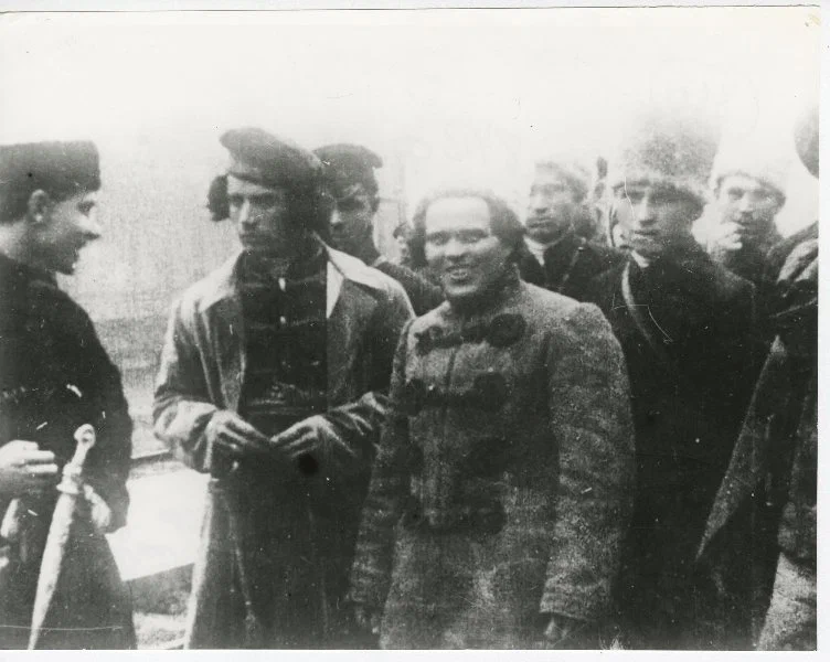 Нестор Иванович Махно с охраной и штабом, период Гражданской войны