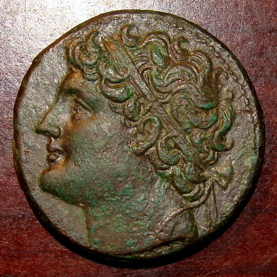 Монета с профилем Гиерона II