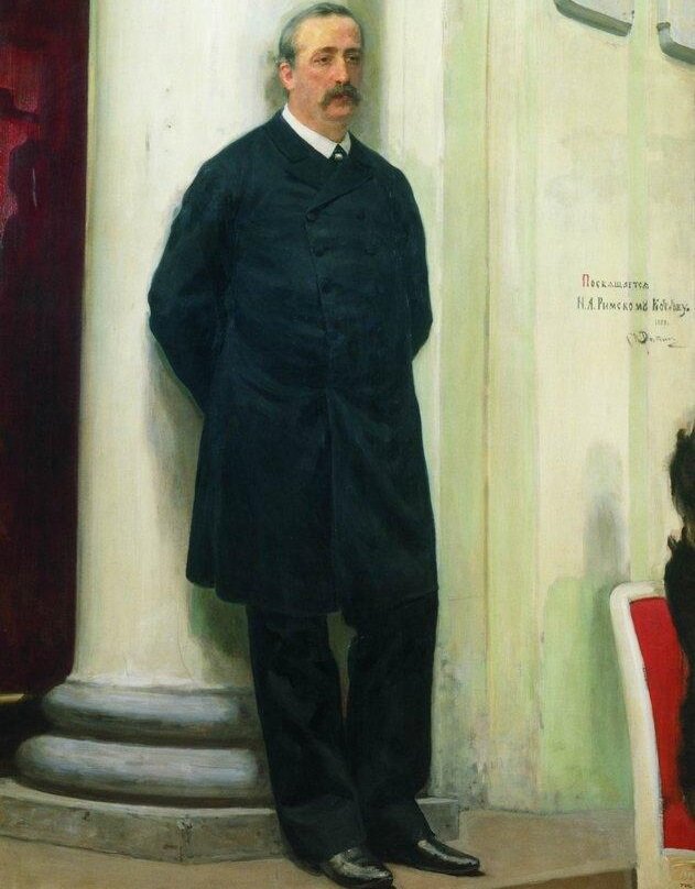 Композитор А.П. Бородин на портрете И. Репина, 1888 г