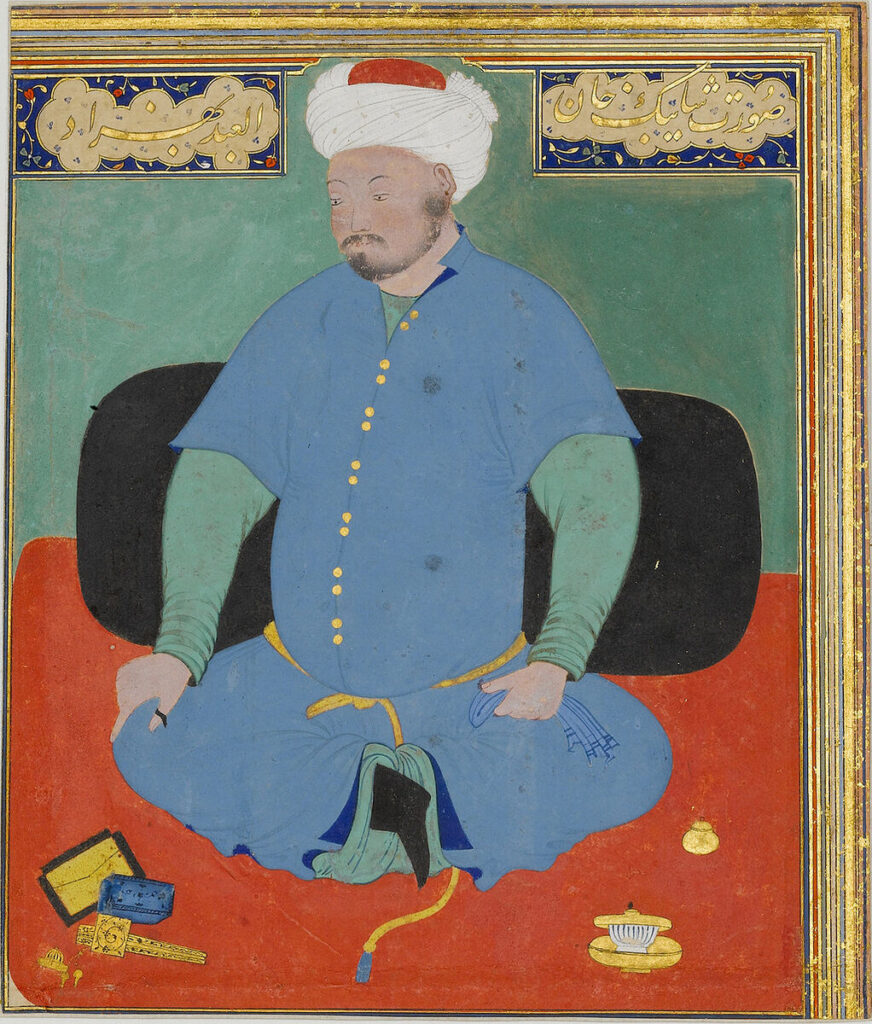 Портрет Мухаммеда Шейбани Кемаледдин Бехзад, XVI век