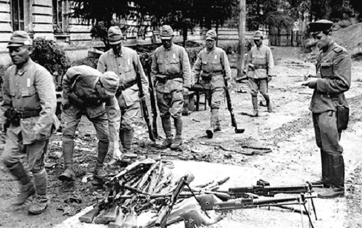 Капитуляция японских сил на Сахалине, август 1945 г
