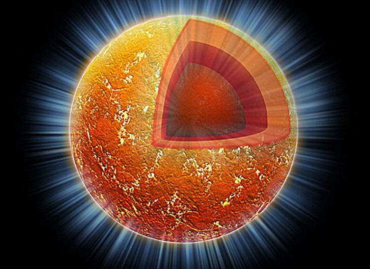 Визуализация строения нейтронной звезды